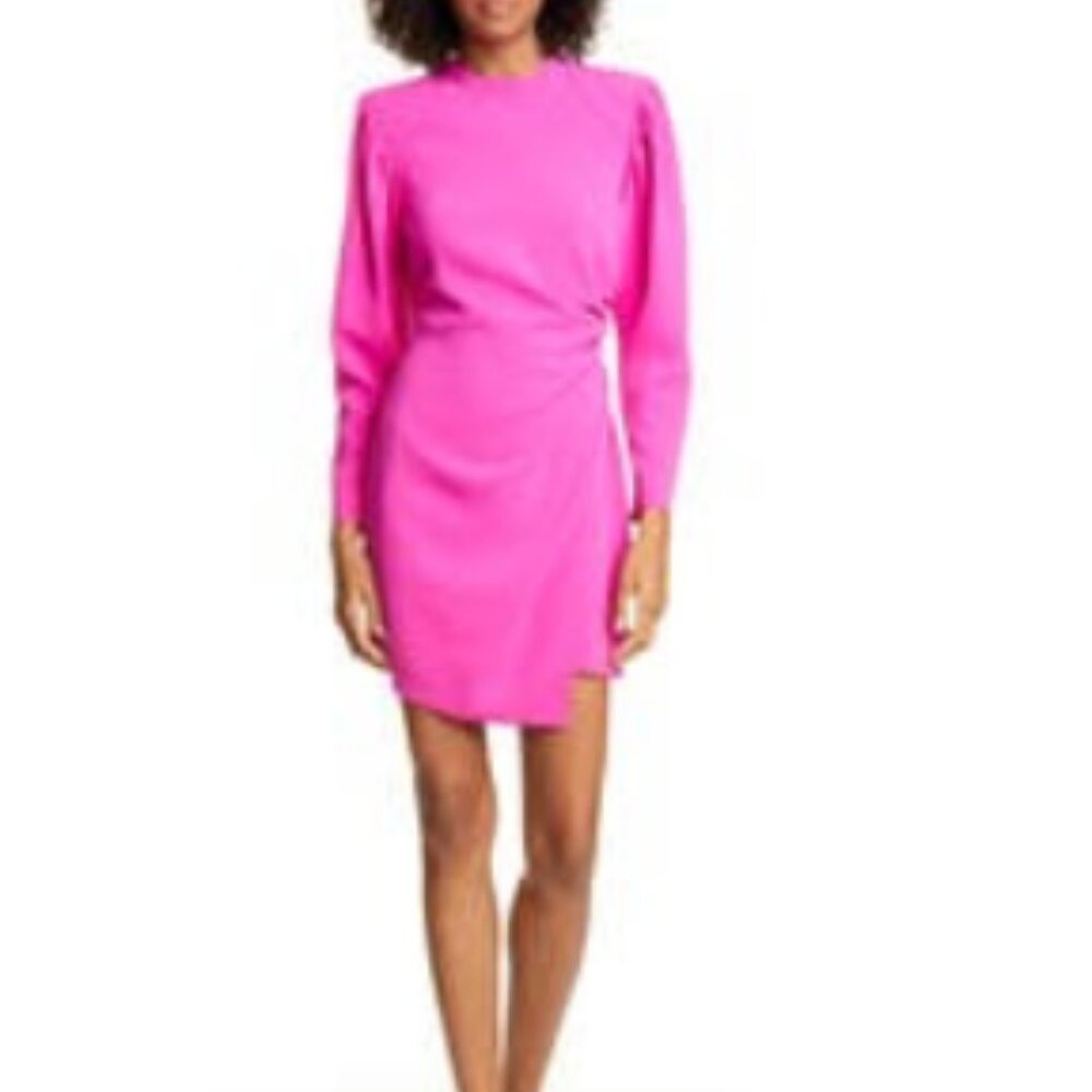 A.L.C. Jane Long Leg of Mutton Sleeve Minidress - Size 12
